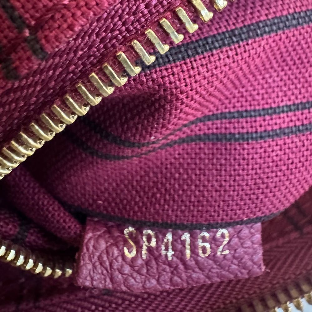 Louis Vuitton Bordeaux Purple LV Monogram Empreinte Speedy Bandoulière 25 Bag - Picture 16 of 16